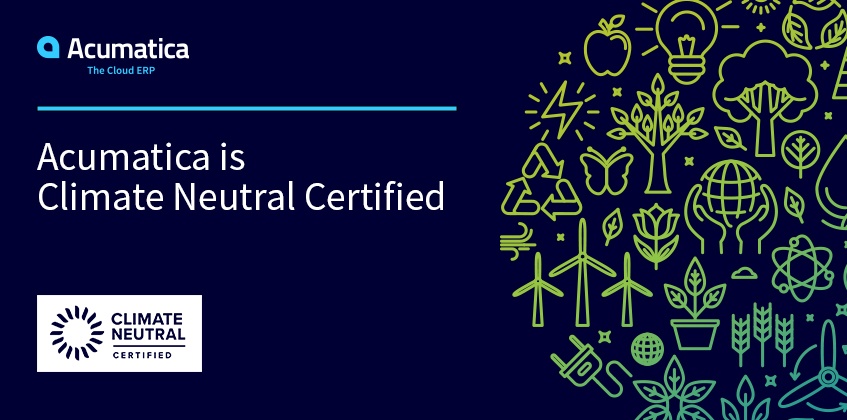 Acumatica is Climate Neutral Certified
