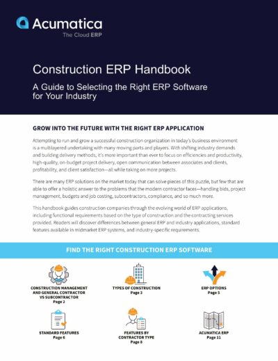 Arrêtez de passer au crible toutes les possibilités : trouvez LA solution ERP de Construction pour votre entreprise dès aujourd’hui