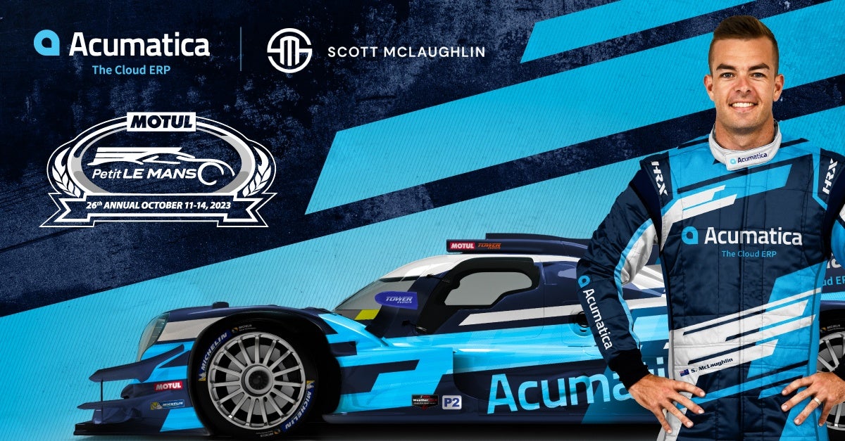 Acumatica Revs Up to Sponsor Champion Racing Driver Scott McLaughlin Acumatica Revs Up to Sponsor Champion Racing Driver Scott McLaughlin