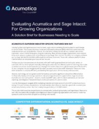 Evaluating Acumatica and Sage Intacct for Businesses Needing to Scale