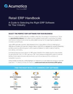 Manufacturing ERP Handbook