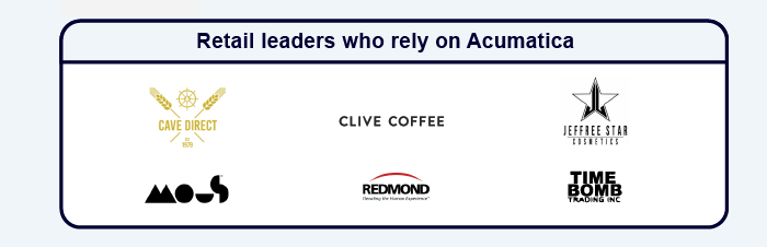 Retail companies who rely on Acumatica