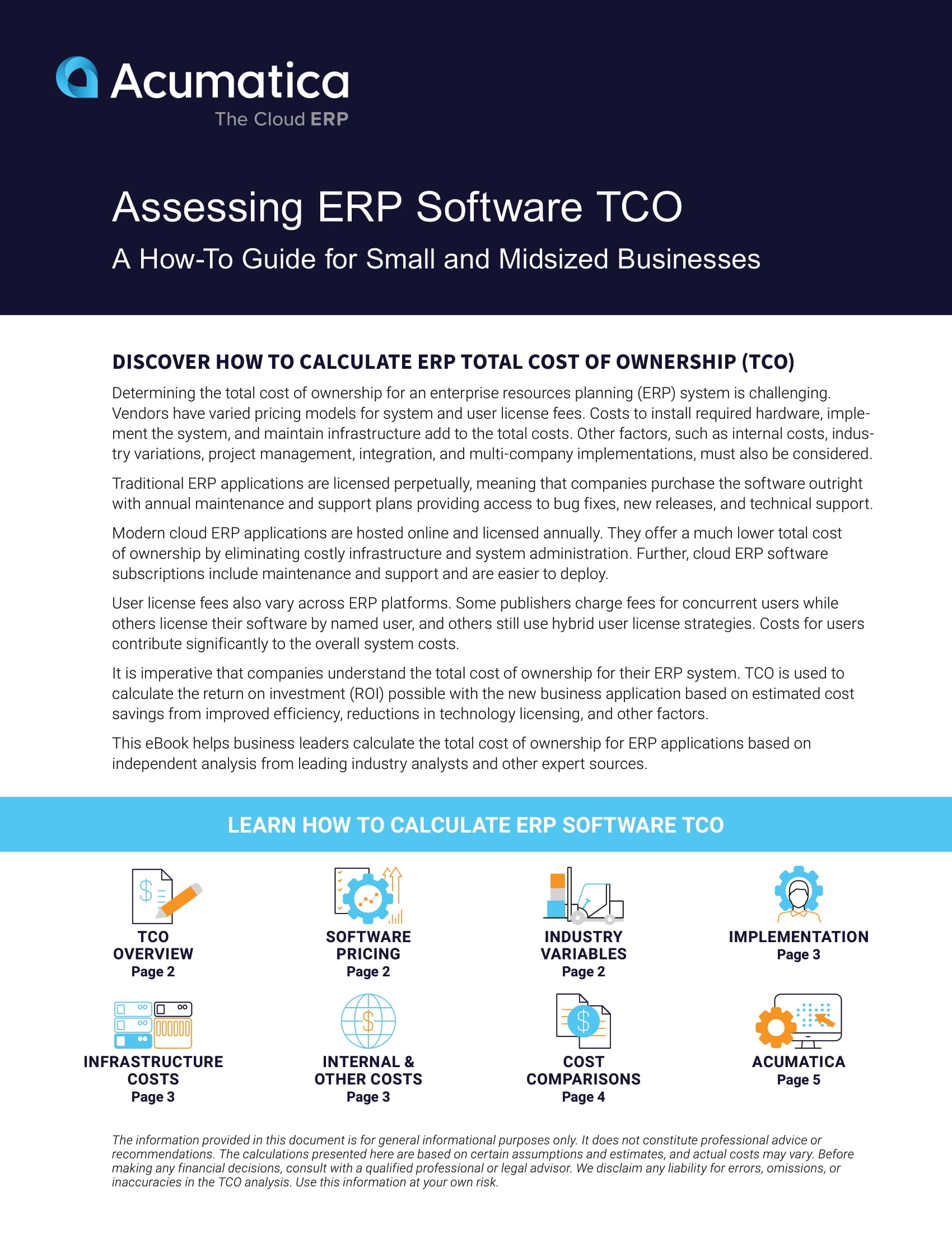 Cómo evaluar el coste total de propiedad (TCO) del software ERP