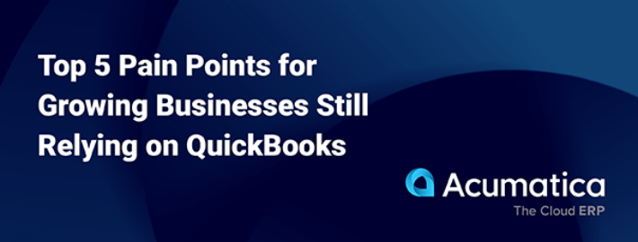 Les 5 points les plus pénibles pour les entreprises en croissance qui utilisent encore QuickBooks