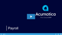 Acumatica Payroll : Rationaliser le traitement de la paie pour les petites et moyennes entreprises