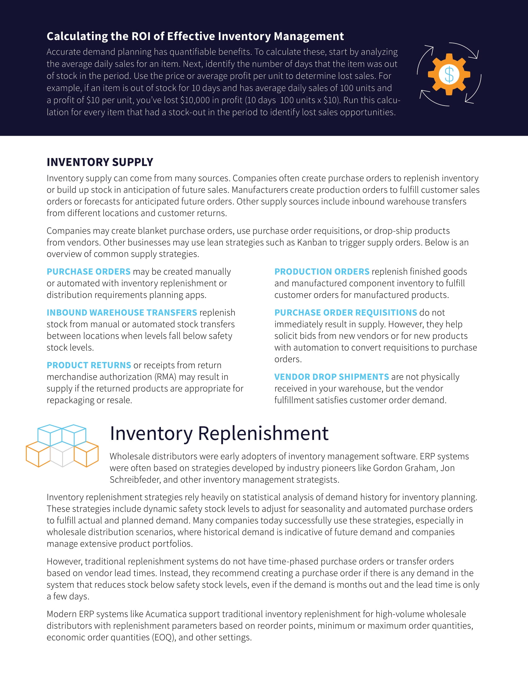 How to Optimize Inventory and Supply Chain Activities with Strategic Plans and Forecasts, page 2