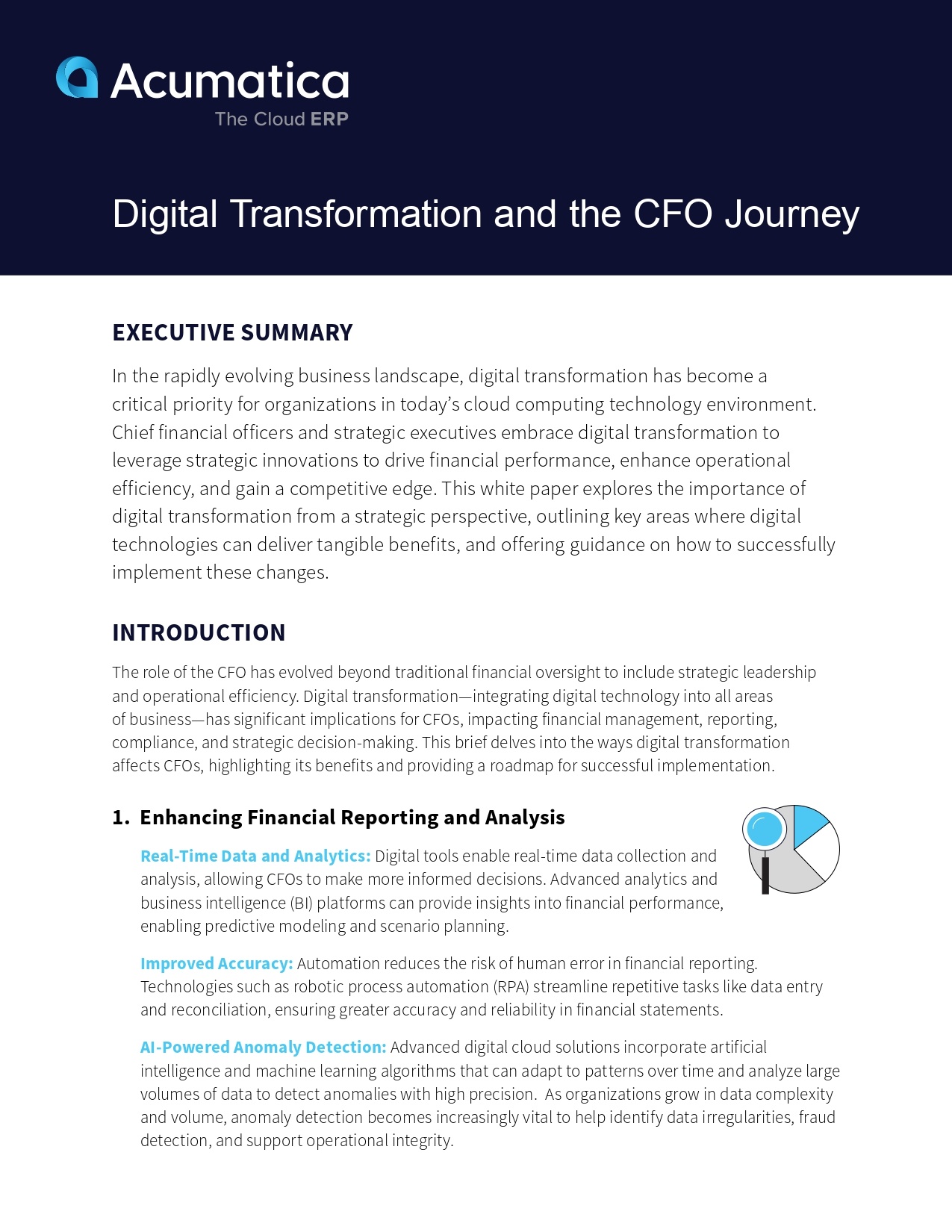 La transformation numérique et le parcours du CFO