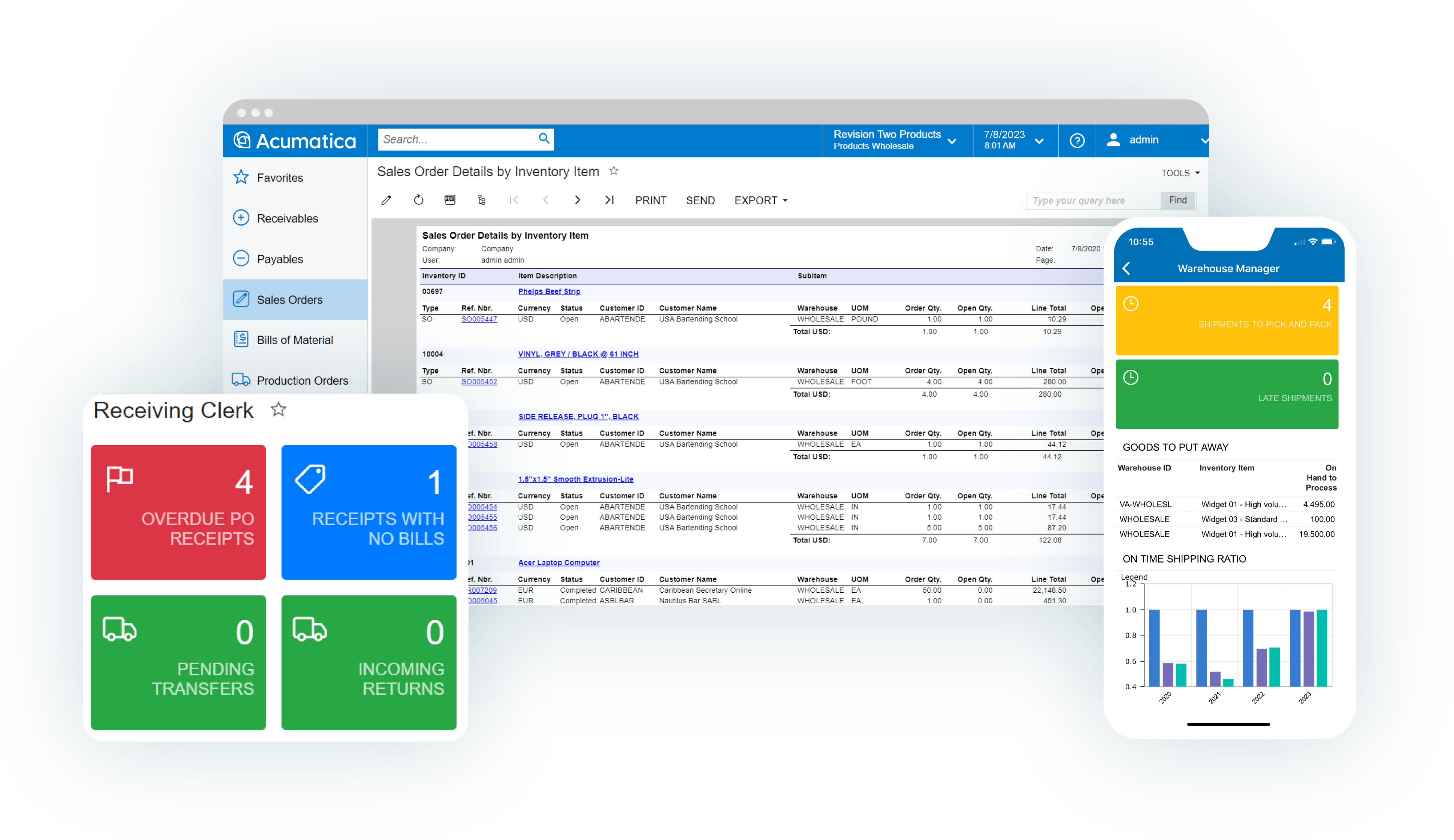 Construya su propia demostración de distribución de Acumatica