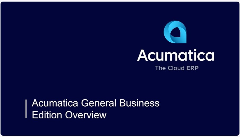 Acumatica ERP en la nube