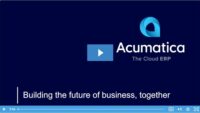 Acumatica Overview Video 2025