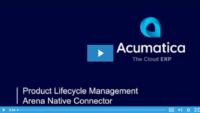 Connecteur natif Acumatica pour Arena