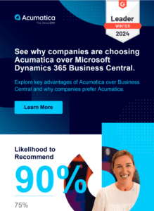 Choosing Acumatica over Microsoft Dynamics