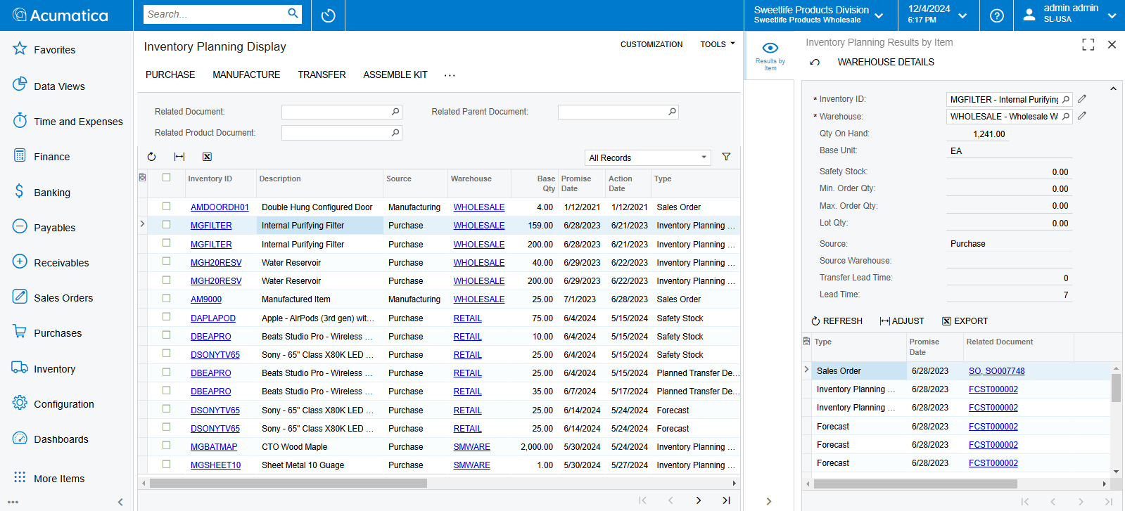 Gestión de inventario