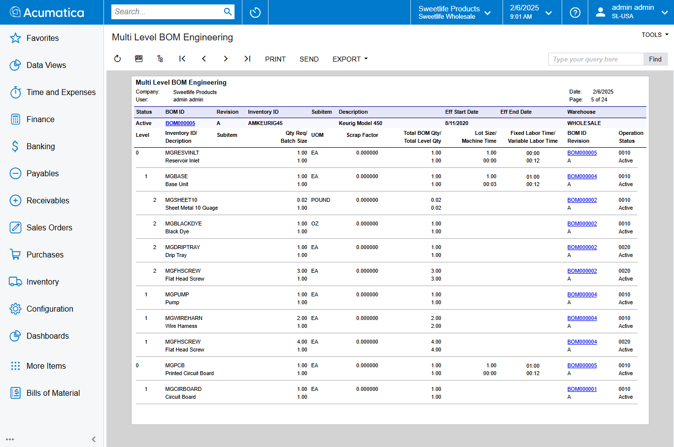 Accounting and Reports